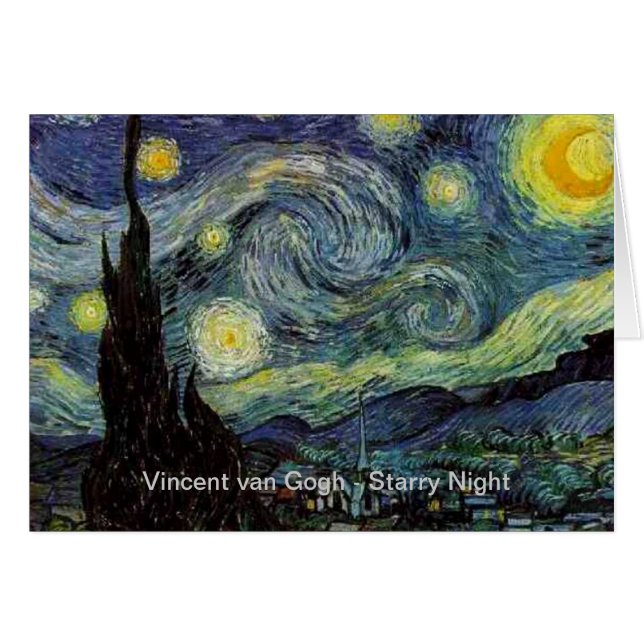 Vincent van Gogh - Nuit étoilée (Devant horizontal)