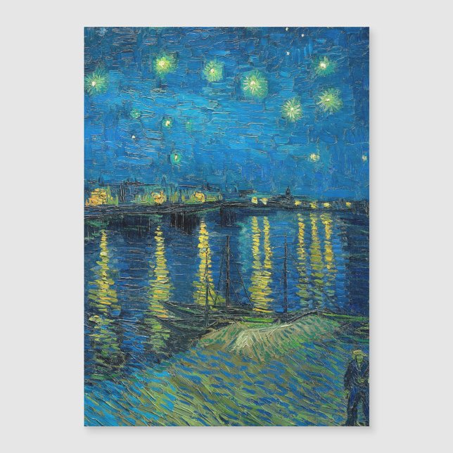Vincent Van Gogh Nuit étoilée sur le Rhône (Devant)
