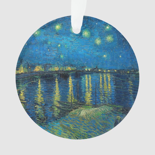 Vincent Van Gogh Nuit étoilée sur le Rhône (devant)