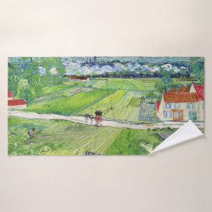 Vincent van Gogh - Paysage avec transport et train
