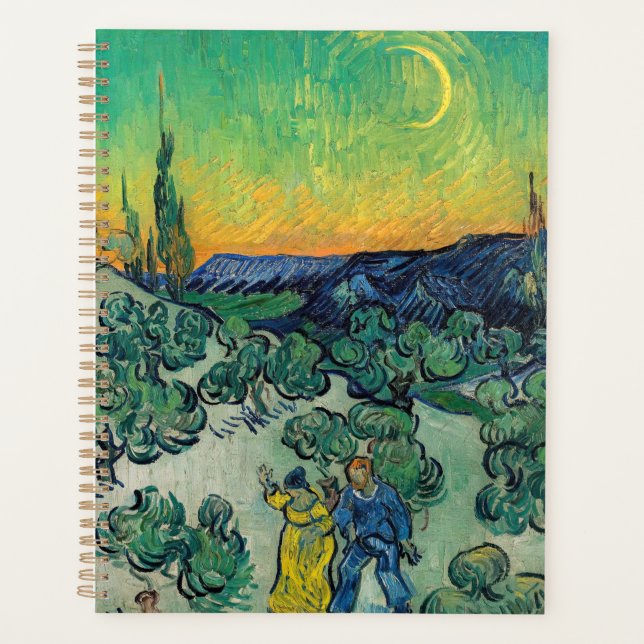 Vincent van Gogh - Paysage Lune avec couple (Devant)