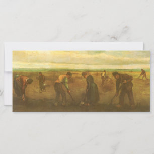 Vincent van Gogh - Paysans plantant des pommes de 