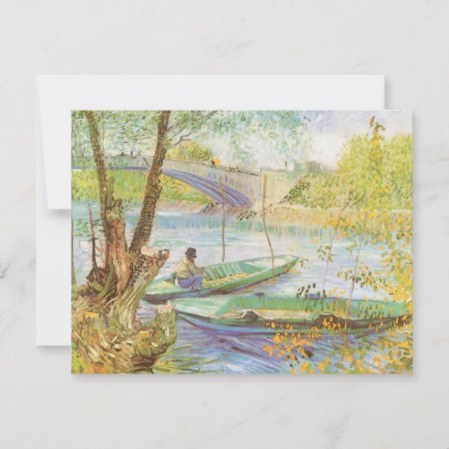Vincent van Gogh Pêche au printemps, Pont de Clich (Devant)