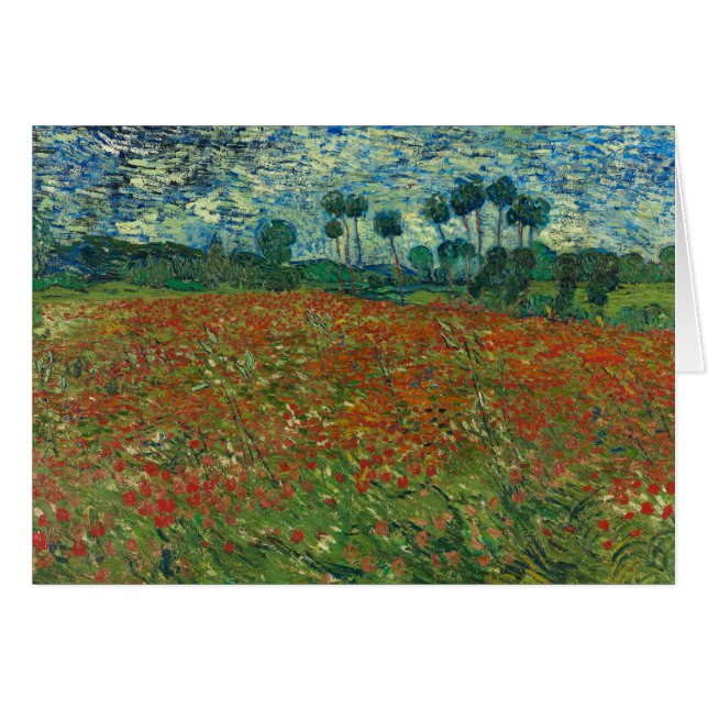 Vincent van Gogh - Poppy Field (Devant horizontal)
