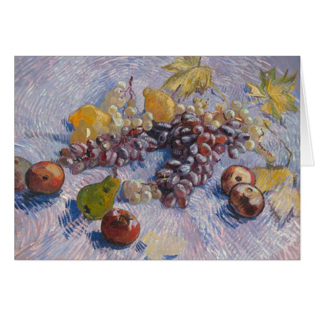Vincent van Gogh - Raisins, citrons, poires, (Devant horizontal)
