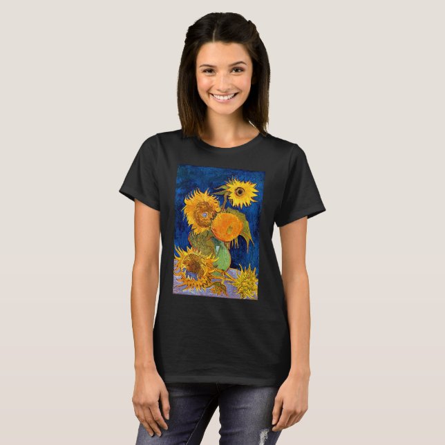 Vincent Van Gogh - Six T-shirts de tournesols (Devant entier)