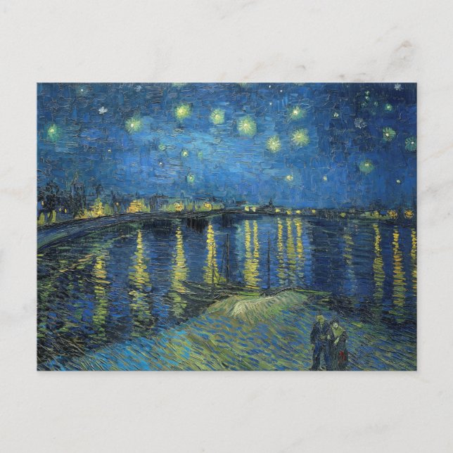 Vincent van Gogh Starry Carte postale de nuit (Devant)