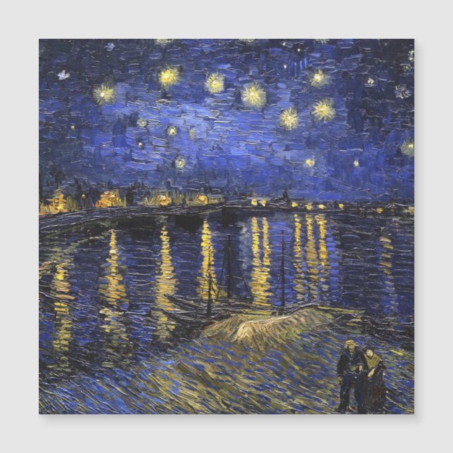 Vincent Van Gogh Starry Night Over The Rhone (Devant)