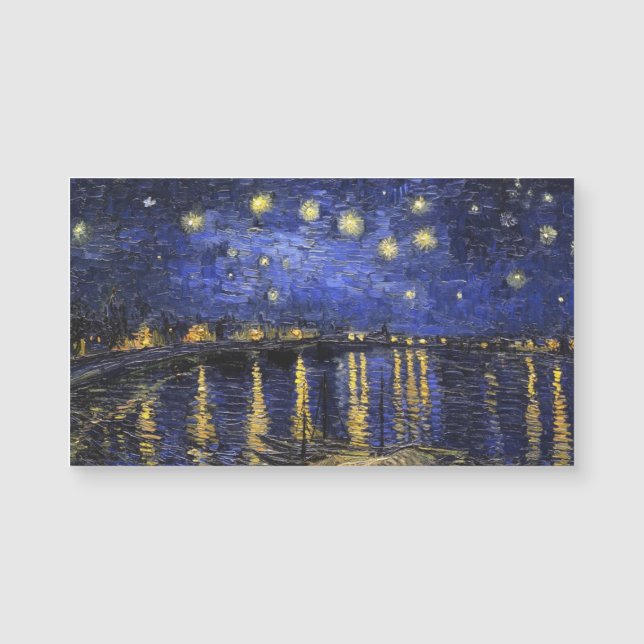 Vincent Van Gogh Starry Night Over The Rhone (Devant)