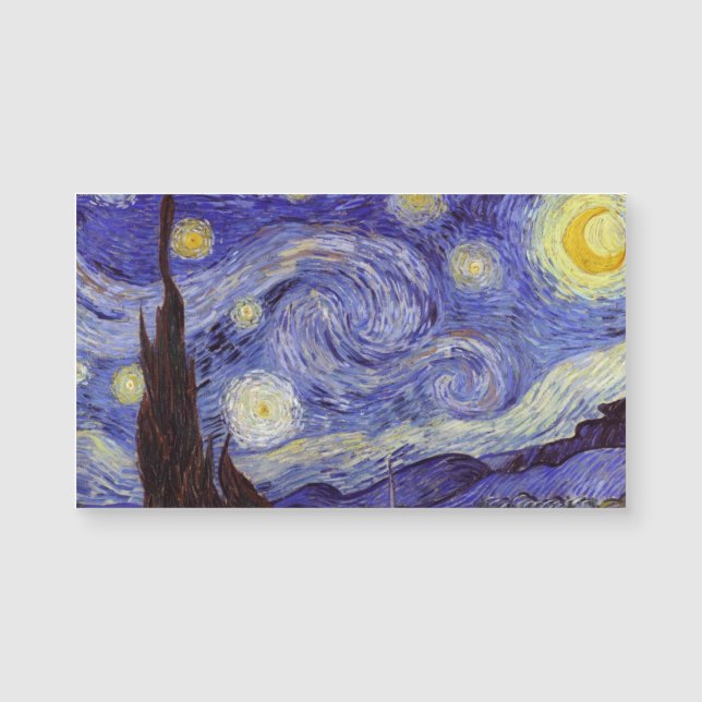 Vincent Van Gogh Starry Nuit Vintage Art (Devant)