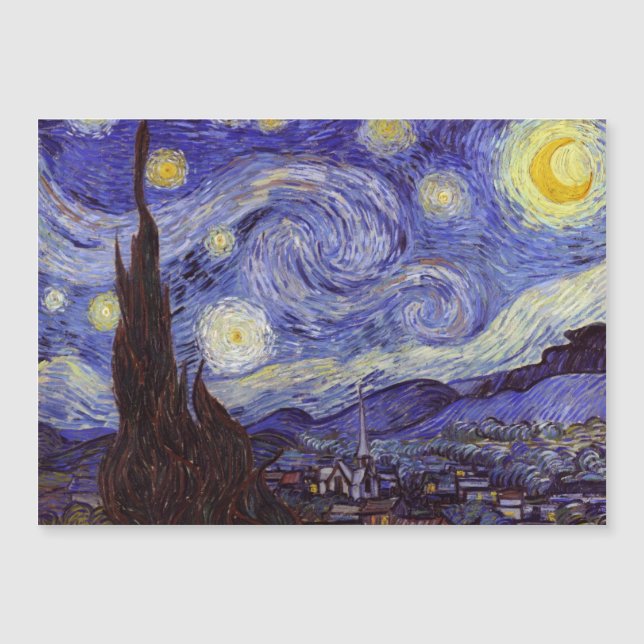 Vincent Van Gogh Starry Nuit Vintage Art (Devant)