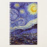 Vincent Van Gogh Starry Nuit Vintage Art<br><div class="desc">Vincent van Gogh Starry Night Art Peinture Starry Night est un tableau de l'artiste post-impressionniste néerlandais Vincent van Gogh. Le ciel bleu de la nuit est rempli de nuages tourbillonnants, d'étoiles et d'une lune brillante croissant. La Nuit étoilée est la seule nocturne de la série de vues depuis la fenêtre...</div>