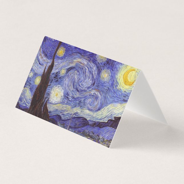Vincent Van Gogh Starry Nuit Vintage Art (Front)