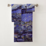 Vincent Van Gogh Starry Nuit Vintage Art<br><div class="desc">Vincent van Gogh Starry Night Art Peinture Starry Night est un tableau de l'artiste post-impressionniste néerlandais Vincent van Gogh. Le ciel bleu de la nuit est rempli de nuages tourbillonnants, d'étoiles et d'une lune brillante croissant. La Nuit étoilée est la seule nocturne de la série de vues depuis la fenêtre...</div>