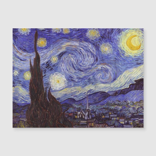 Vincent Van Gogh Starry Nuit Vintage Art (Devant)