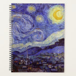Vincent Van Gogh Starry Nuit Vintage Art<br><div class="desc">Vincent van Gogh Starry Night Art Peinture Starry Night est un tableau de l'artiste post-impressionniste néerlandais Vincent van Gogh. Le ciel bleu de la nuit est rempli de nuages tourbillonnants, d'étoiles et d'une lune brillante croissant. La Nuit étoilée est la seule nocturne de la série de vues depuis la fenêtre...</div>