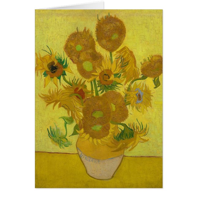 Vincent Van Gogh Sunflower - Art classique Floral (Devant)
