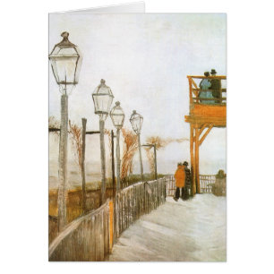 Vincent van Gogh - Terrasse et pont d'observation