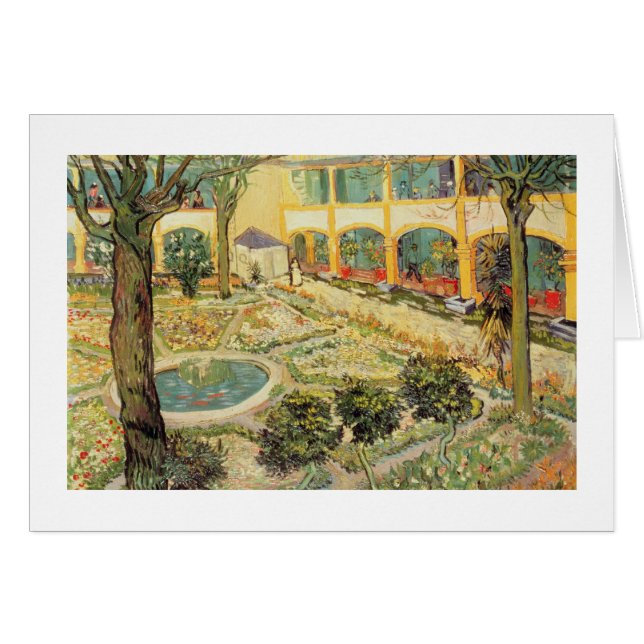 Vincent van Gogh | The Asylum Garden at Arles (Devant horizontal)