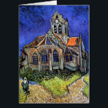 Vincent Van Gogh - The Church at Auvers<br><div class="desc">Oil on canvas from 1890, Van Gogh painted this after leaving the asylum at Saint-Rémy and moving to Auvers-sur-Oise to be treated by Dr. Paul Gachet. Unlike similar stores, Art Lover's Cafe features classic, high resolution works of art that have been carefully restored, color-balanced & retouched to remove spots &...</div>