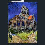 Vincent Van Gogh - The Church at Auvers<br><div class="desc">Oil on canvas from 1890, Van Gogh painted this after leaving the asylum at Saint-Rémy and moving to Auvers-sur-Oise to be treated by Dr. Paul Gachet. Unlike similar stores, Art Lover's Cafe features classic, high resolution works of art that have been carefully restored, color-balanced & retouched to remove spots &...</div>