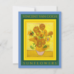 VINCENT VAN GOGH ... TOURNESOLS ... Carte postale