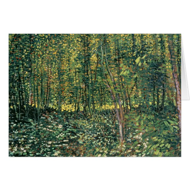 Vincent van Gogh | Trees and Undergrowth 1887 (Devant horizontal)