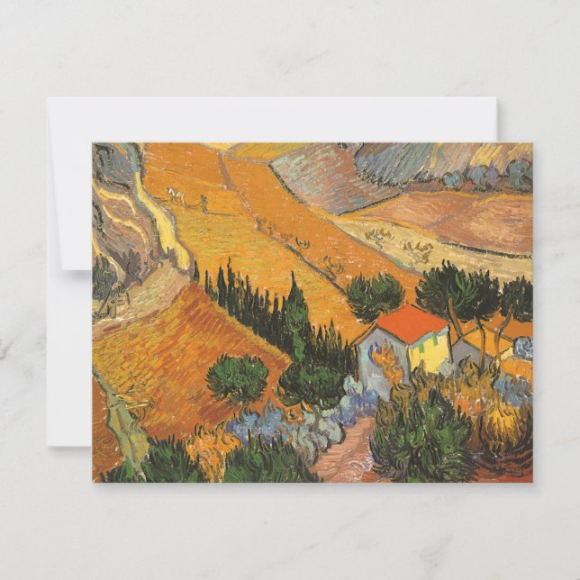 Vincent van Gogh - Vallée avec laboureur (Devant)
