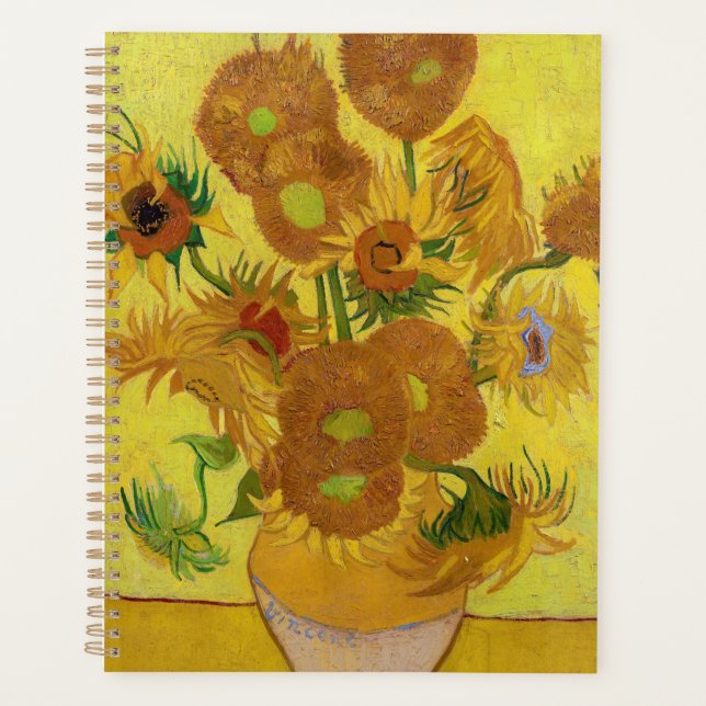 Vincent van Gogh - Vase avec quinze tournesols (Devant)