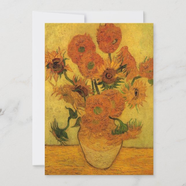 Vincent van Gogh Vase de vie morte avec 15 tournes (Devant)