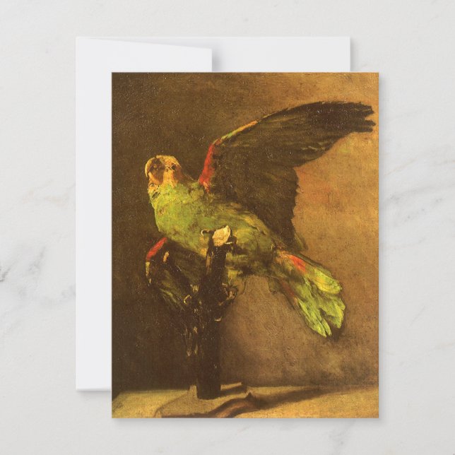 Vincent van Gogh - Vie morte avec perroquet vert (Devant)