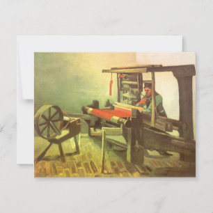 Vincent van Gogh Weaver face à la roue à rotation