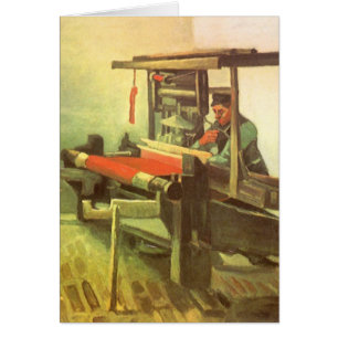 Vincent van Gogh Weaver face à la roue à rotation