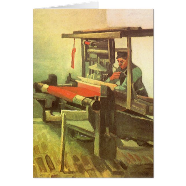 Vincent van Gogh Weaver face à la roue à rotation  (Devant)