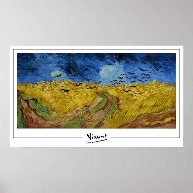 Vincent Van Gogh Zedign Art Poster #11-3 (Devant)