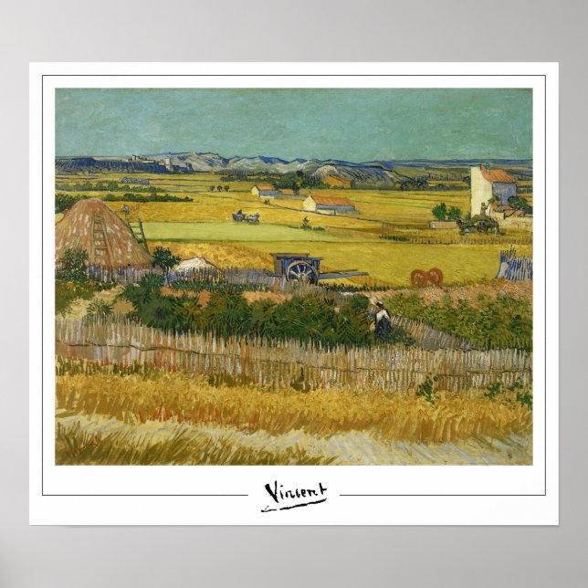 Vincent Van Gogh Zedign Art Poster #12-2 (Devant)