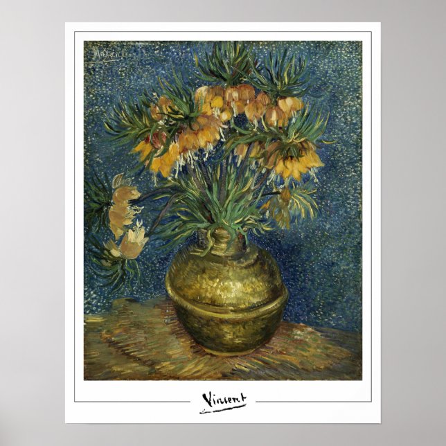 Vincent Van Gogh Zedign Art Poster #2-3 (Devant)