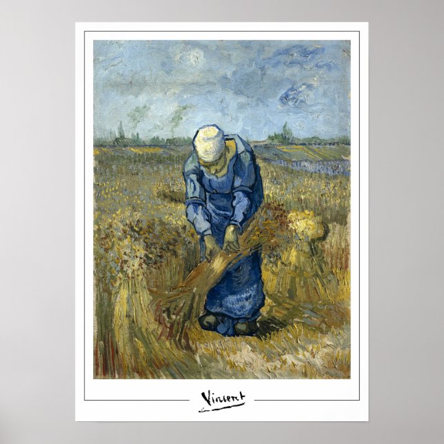 Vincent Van Gogh Zedign Art Poster #50-3 (Devant)