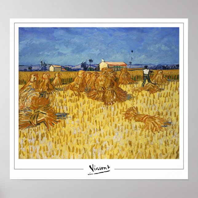 Vincent Van Gogh Zedign Art Poster #7-3 (Devant)
