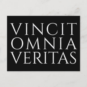 VINCIT OMNIA VERITAS - Carte postale de vacances