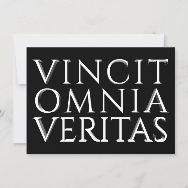 VINCIT OMNIA VERITAS - Lumière (Devant)