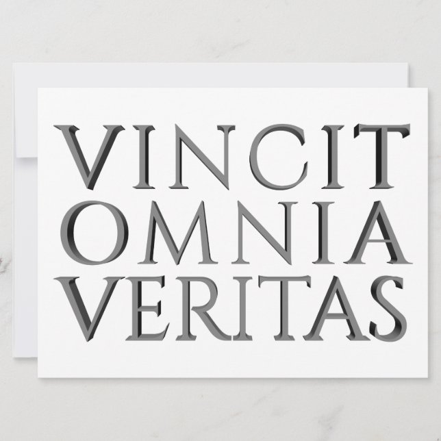 VINCIT OMNIA VERITAS - Lumière (Devant)