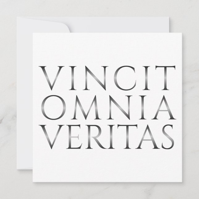 VINCIT OMNIA VERITAS - Lumière (Devant)