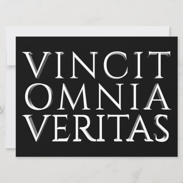 VINCIT OMNIA VERITAS - Lumière (Devant)
