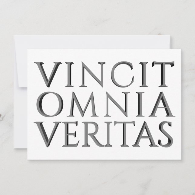 VINCIT OMNIA VERITAS - Lumière (Devant)