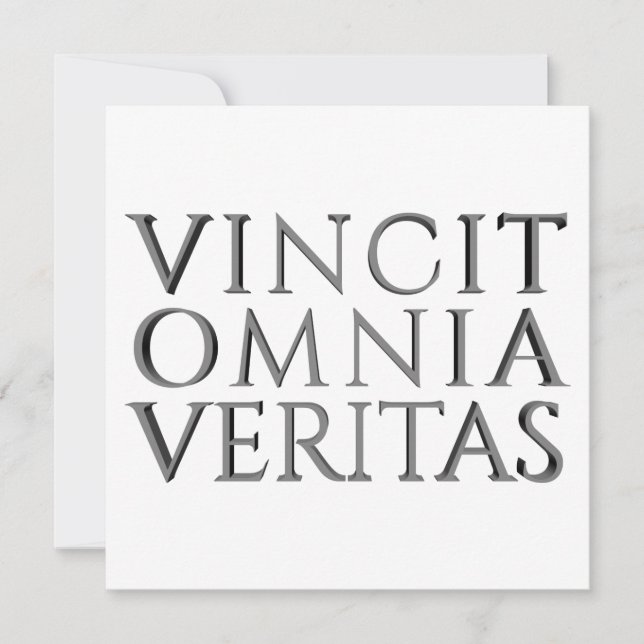 VINCIT OMNIA VERITAS - Lumière (Devant)