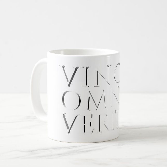 VINCIT OMNIA VERITAS - Mug de café léger (Devant gauche)