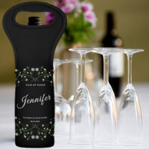 Vine Coeur Noir Mariée Sac à vin