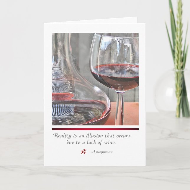 VINE ROUGE avec carte de devis (Devant)