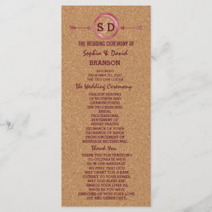 Vineyard Cork Stains Red Wine Mariage Menu